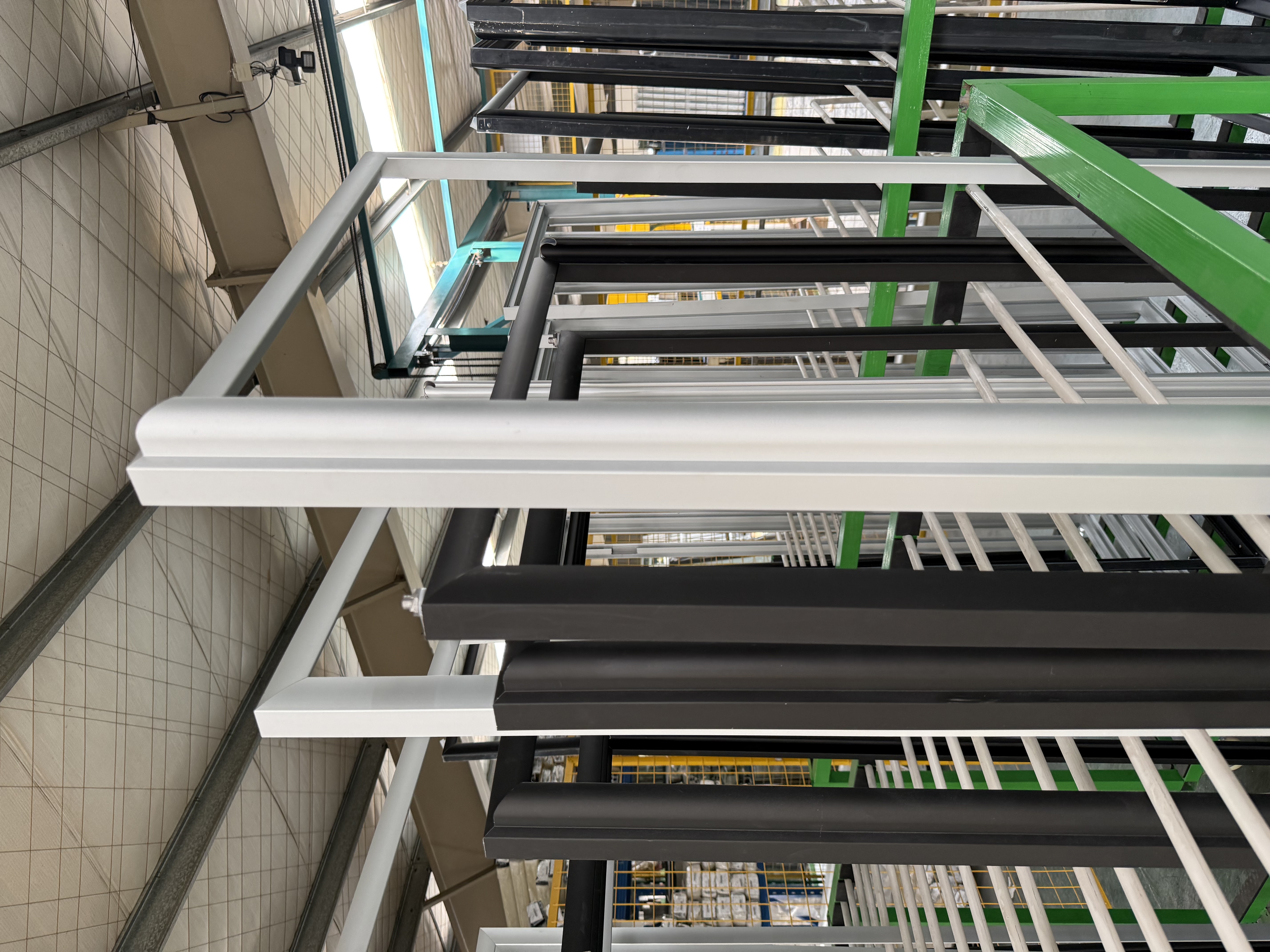 Aluminum frame processing for commercial refrigeration glass doors