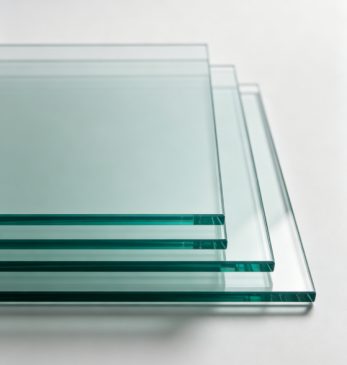 Stacked tempered glass panels