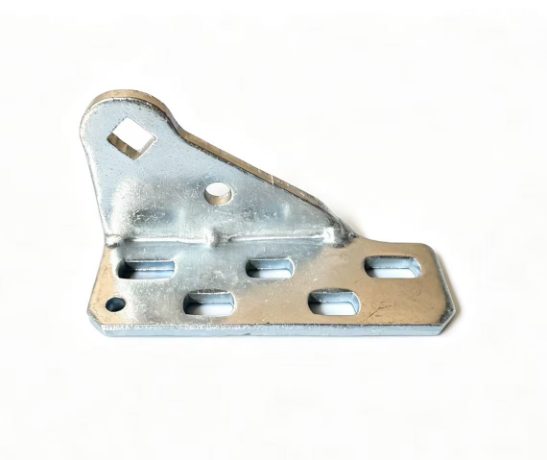 Glass door hinge bracket for commercial refrigeration