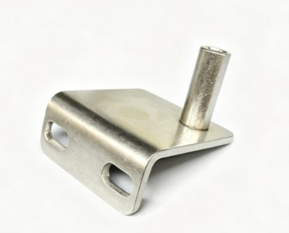 Stainless steel hinge pivot for glass doors
