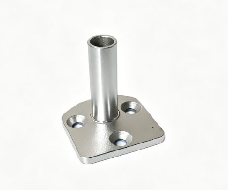 Stainless steel hinge mounting plate