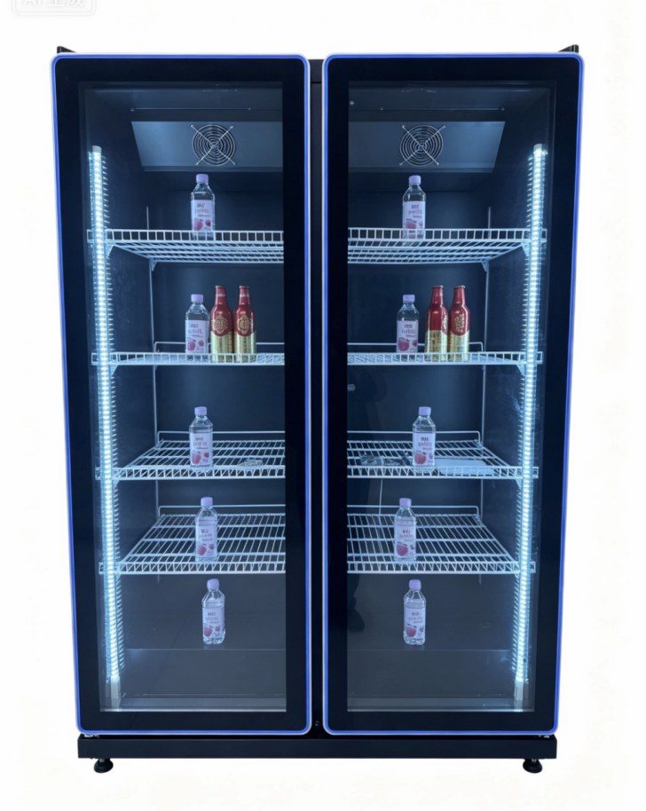 Rounded Corner Glass Door (Surface LED) for commercial refrigeration